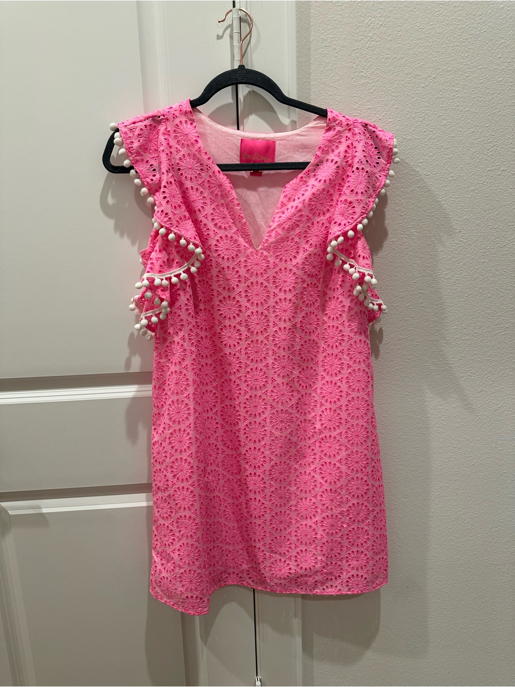 Lilly Pulitzer Pink Label Gold Script Top